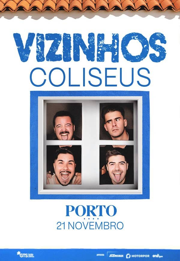 Cartaz de Vizinhos ao Vivo nos Coliseus em Coliseu Porto Ageas — Sala Principal