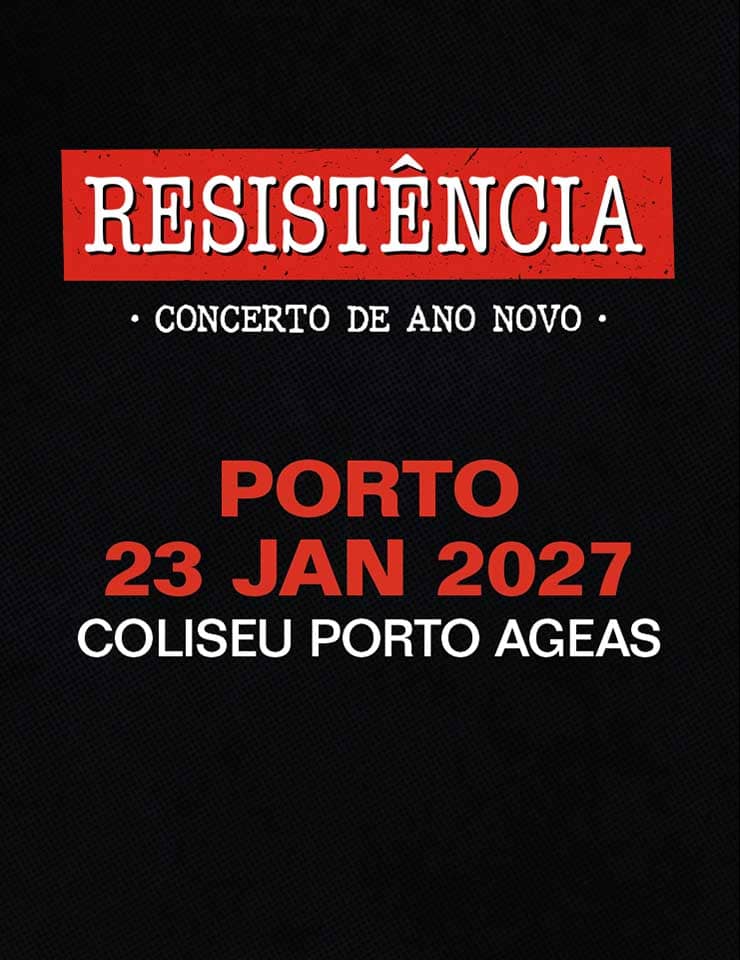 Cartaz de Resistência em Coliseu Porto Ageas — Sala Principal