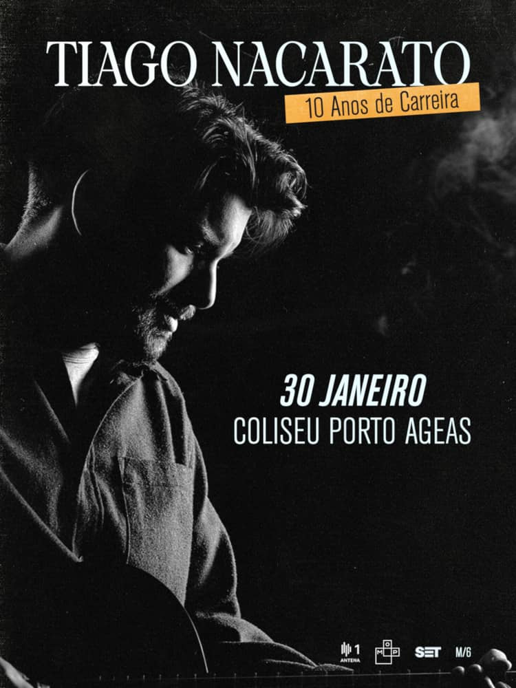 Cartaz de Tiago Nacarato em Coliseu Porto Ageas — Sala Principal
