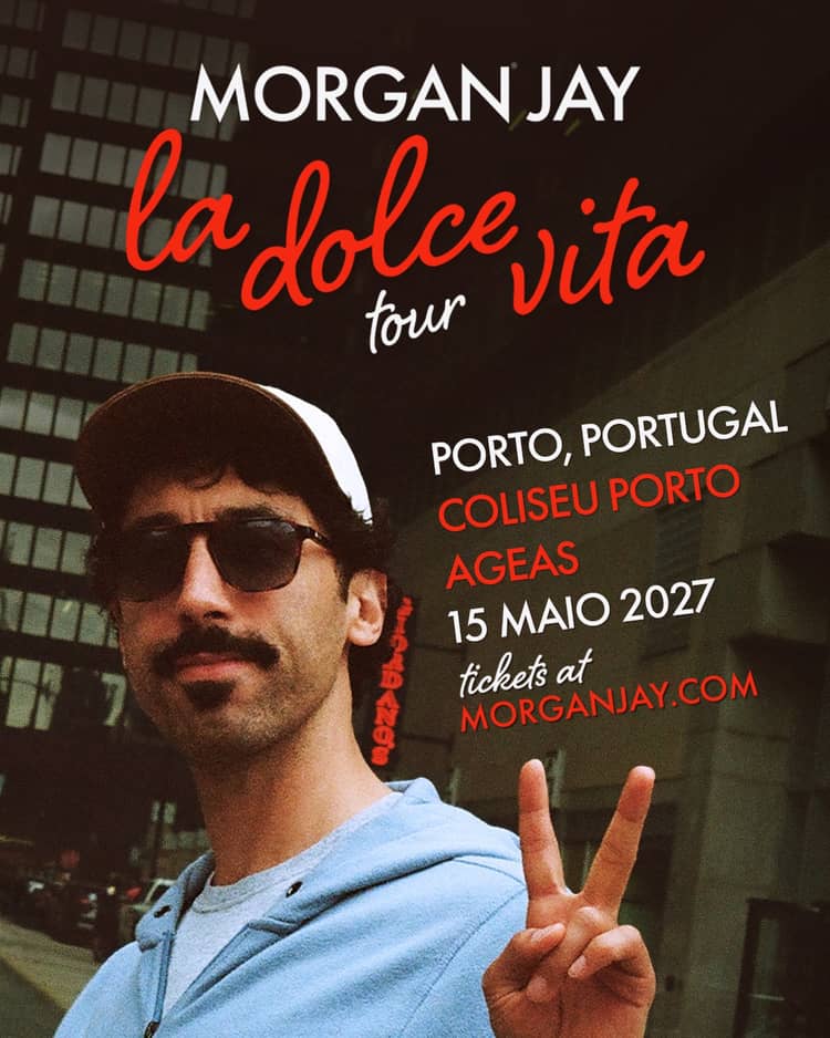 Cartaz de Morgan Jay - La doce vita tour em Coliseu Porto Ageas — Sala Principal