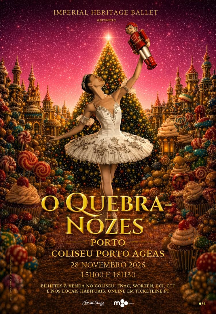 Cartaz de O QUEBRA-NOZES - IMPERIAL HERITAGE BALLET em Coliseu Porto Ageas — Sala Principal