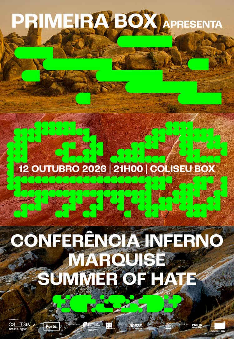 Cartaz de PRIMEIRA BOX apresenta: Conferência Inferno + Marquise + Summer of Hate em Coliseu Porto Ageas — Coliseu Box