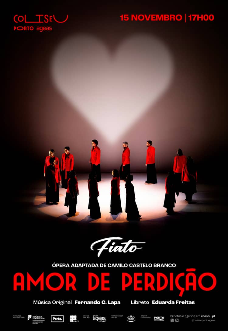 Cartaz de Ópera "Amor de Perdição" em Coliseu Porto Ageas — Sala Principal