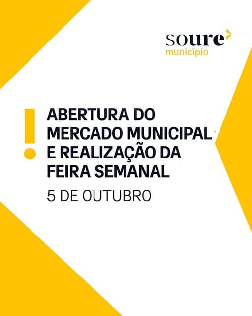 Cartaz de Mercado e Feira Semanal em Mercado Municipal e Espaço 1111