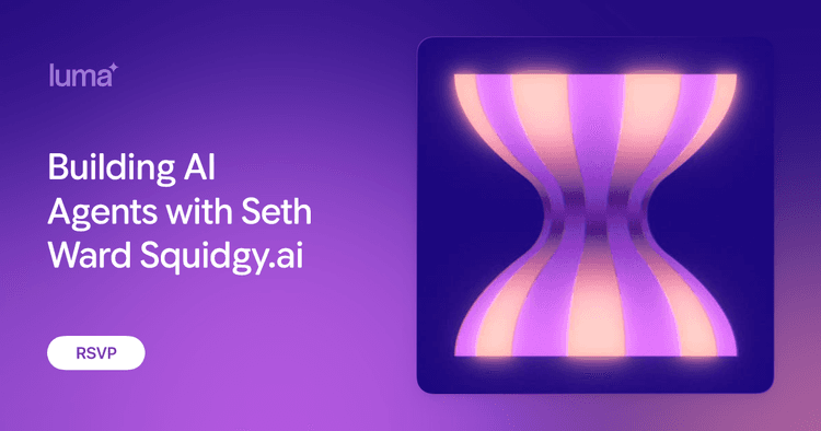 Cartaz de Building AI Agents with Seth Ward Squidgy.ai em Vertical Coworking Dom Henrique