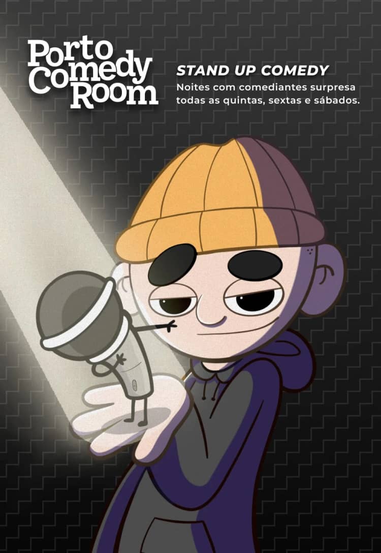 Cartaz de Porto Comedy Room em Pinguim Café