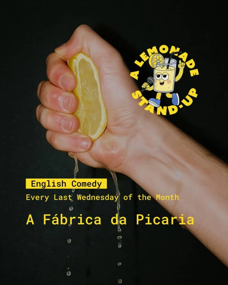 Cartaz de A Lemonade Stand-up Comedy em A Fábrica da Picaria