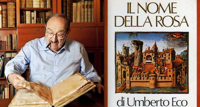 Cartaz de O Nome da Rosa, de Umberto Eco em Casa Comum