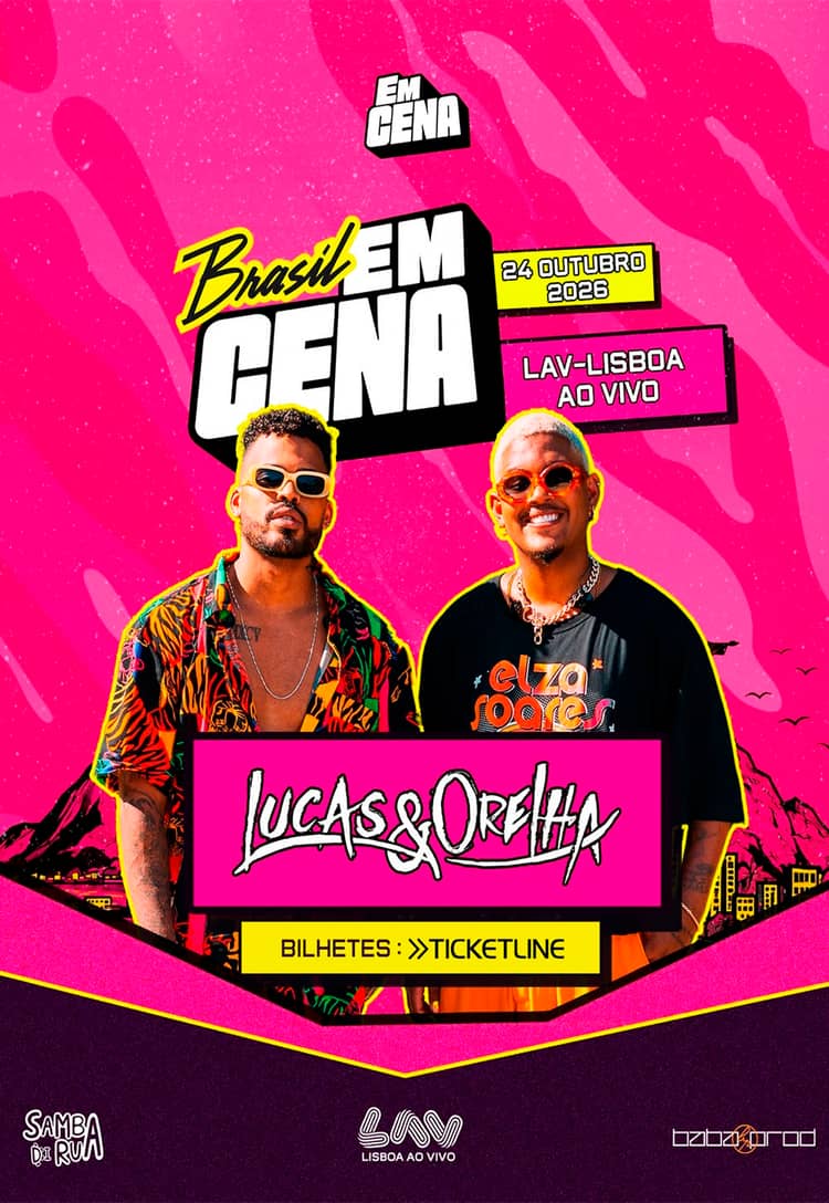 Cartaz de BRASIL EM CENA – LUCAS & ORELHA em LAV