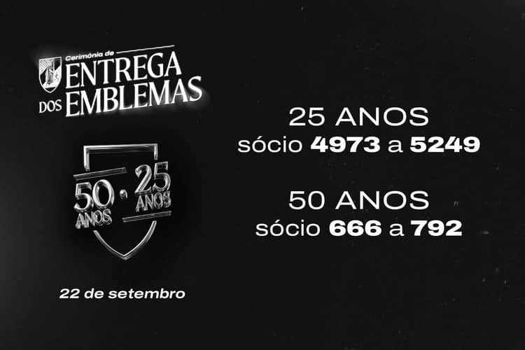 Cartaz de Cerimónia de Entrega dos Emblemas