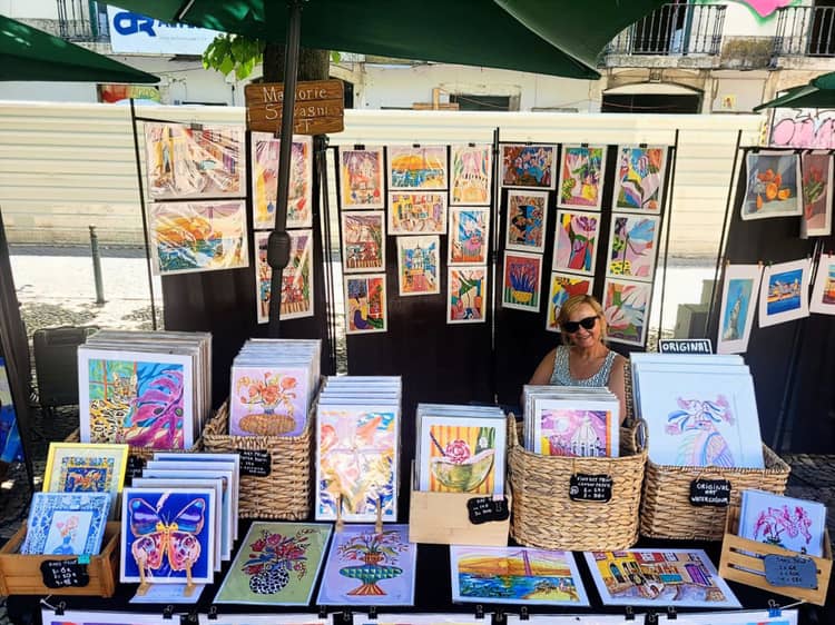Cartaz de Arte na Praça