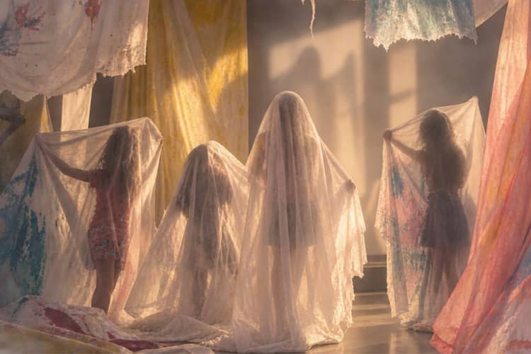 Cartaz de Fantasmas debaixo dos lençóis em Fab Lab Lisboa