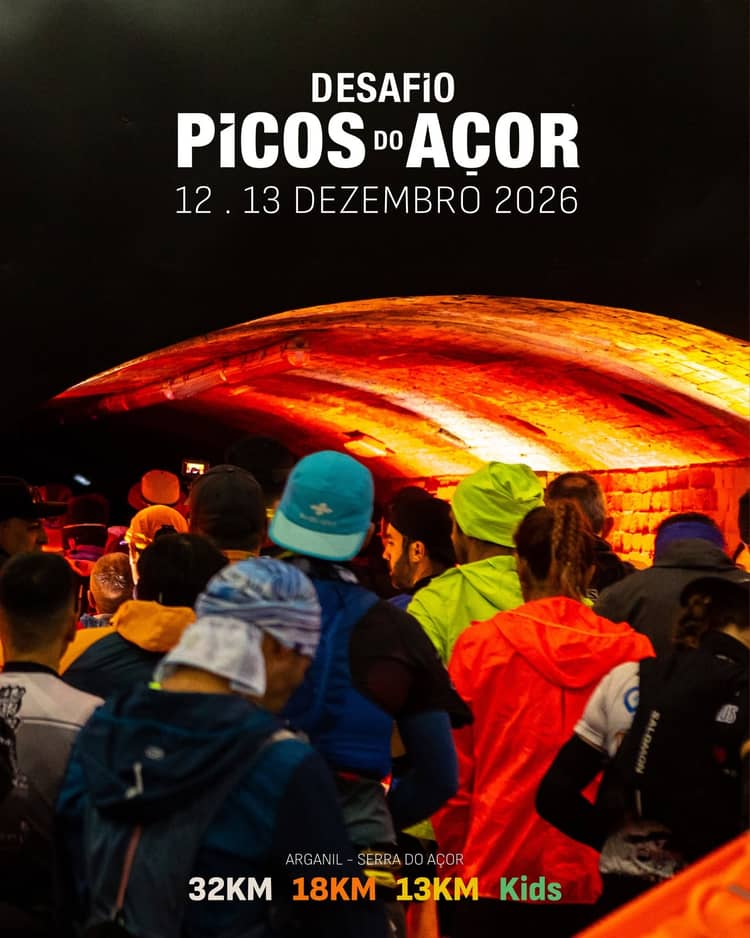 Cartaz de Desafio Picos do Açor – Trail Running 2026 em Arganil