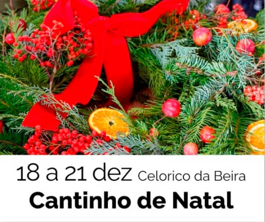 Cartaz de Cantinho de Natal em Câmara Municipal de Celorico d Beira
