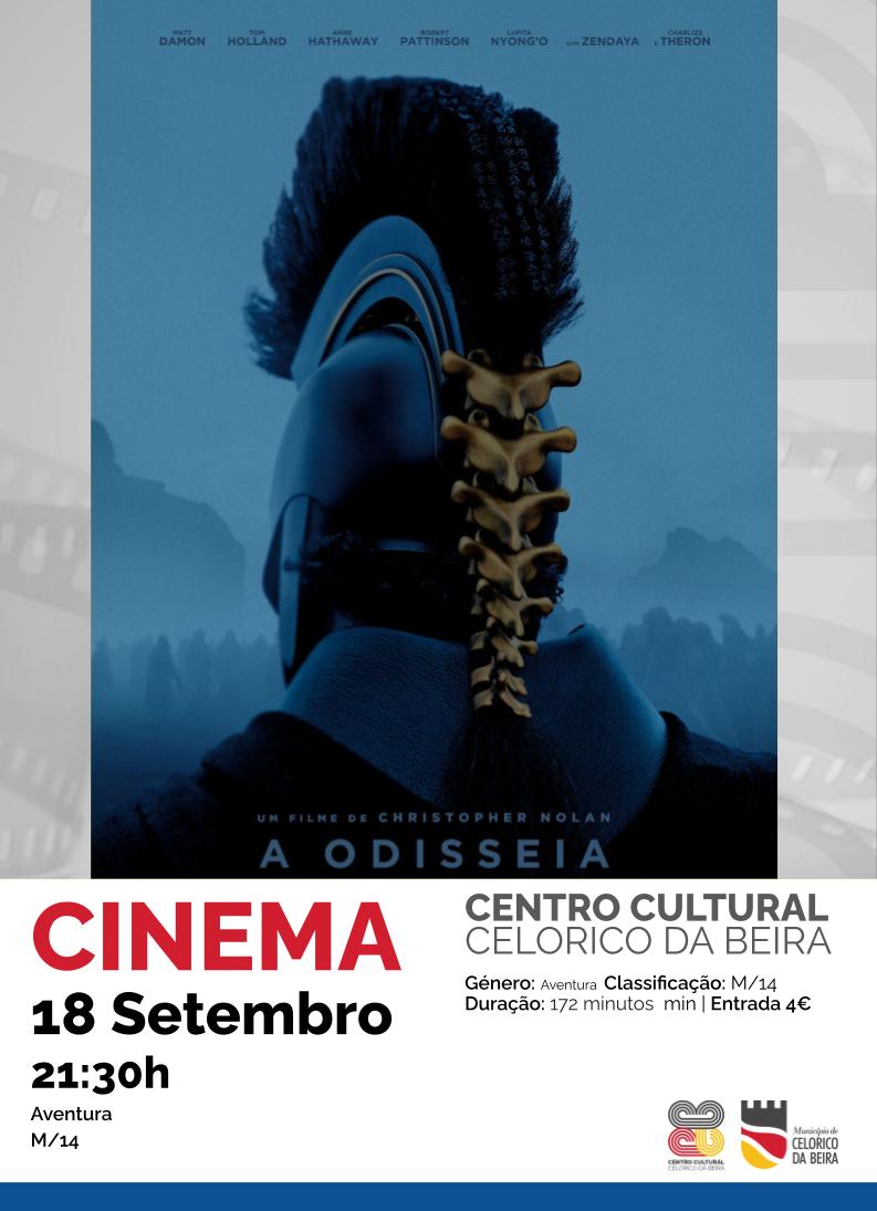 Cartaz de A ODISSEIA em Centro Cultural de Celorico da Beira