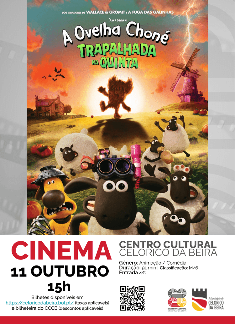 Cartaz de A OVELHA CHONÉ: TRAPALHADA NA QUINTA em Centro Cultural de Celorico da Beira