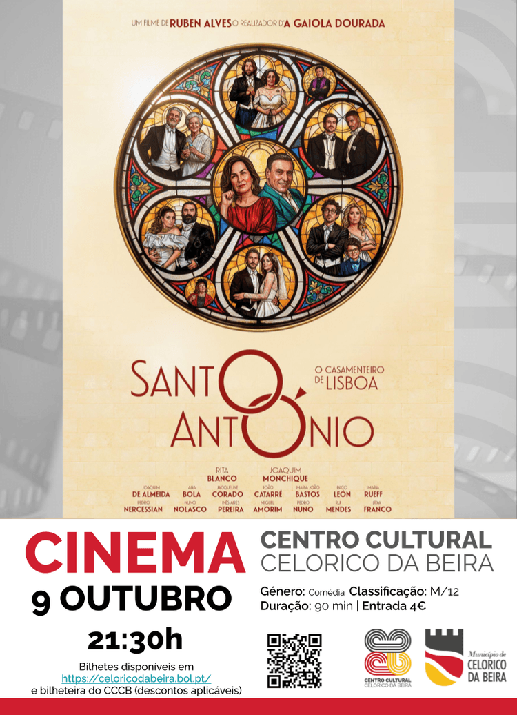 Cartaz de SANTO ANTÓNIO, O CASAMENTEIRO DE LISBOA em Centro Cultural de Celorico da Beira