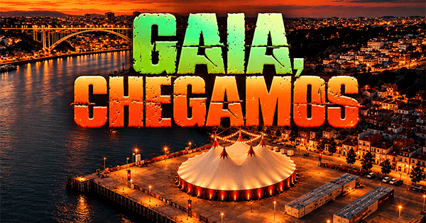 Cartaz de Horror Circus Halloween em Mega tenda de circo