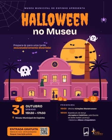 Cartaz de Arrepios e Calafrios + Mexe o Esqueleto! em Museu Municipal de Espinho