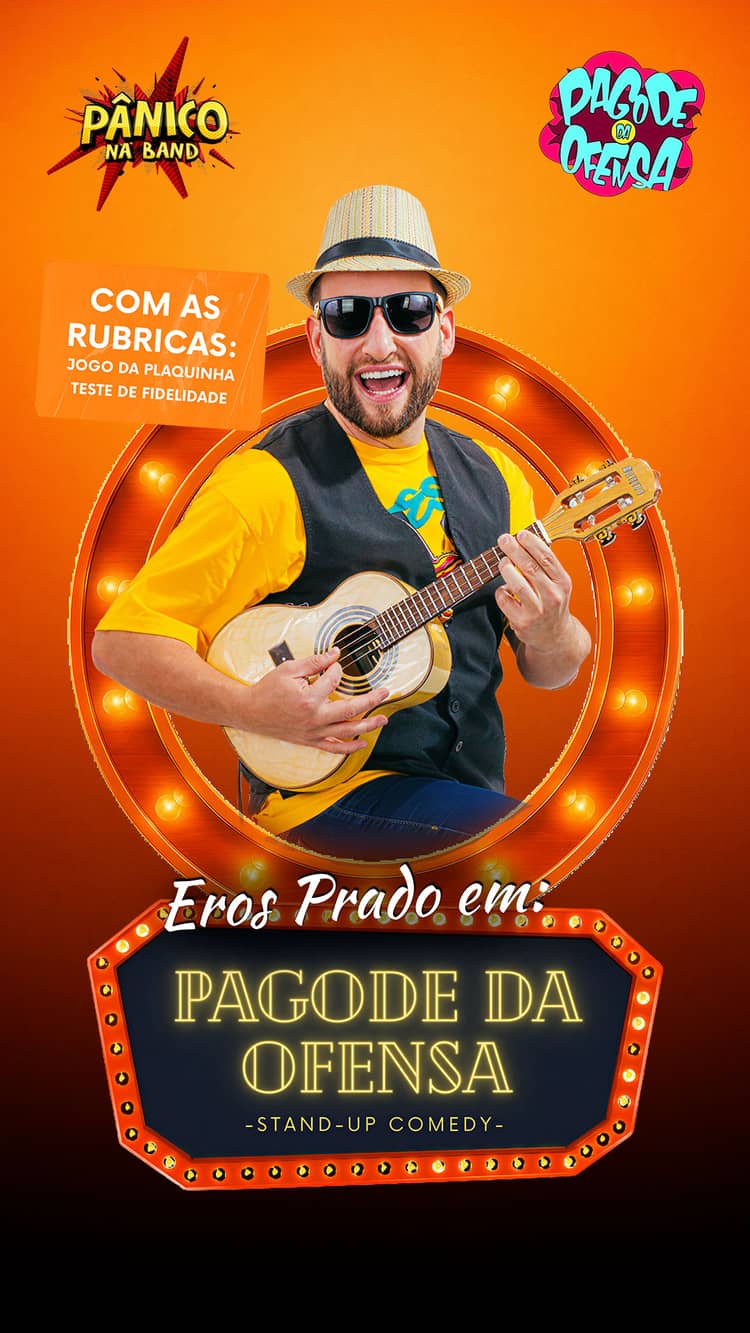 Cartaz de Eros Prado | O Pagode da Ofensa – Auditório Super Bock Arena