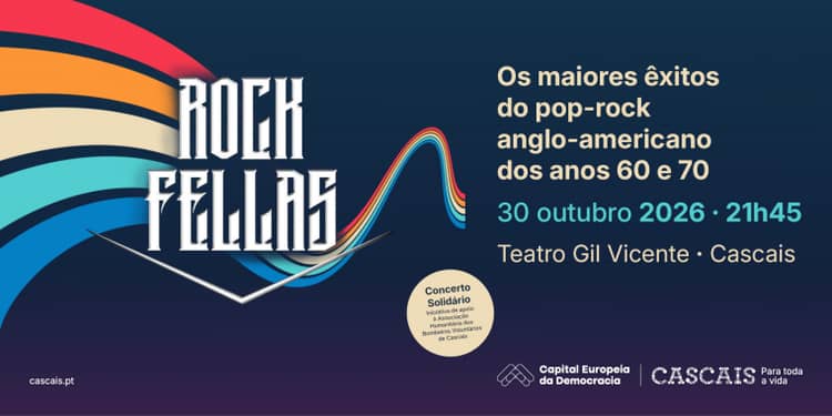 Cartaz de Júlio Isidro apresenta os Rockfellas em Teatro Gil Vicente