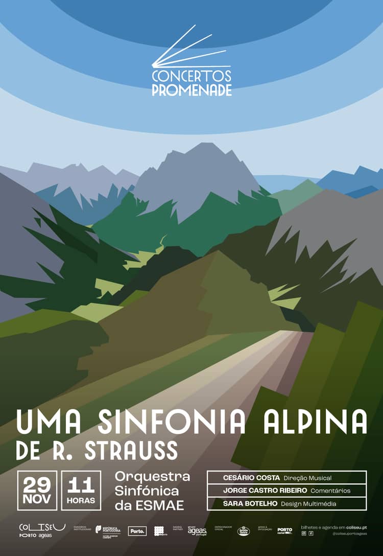 Cartaz de PROMENADE 2026 - Uma Sinfonia Alpina de R. Strauss em Coliseu Porto Ageas — Sala Principal