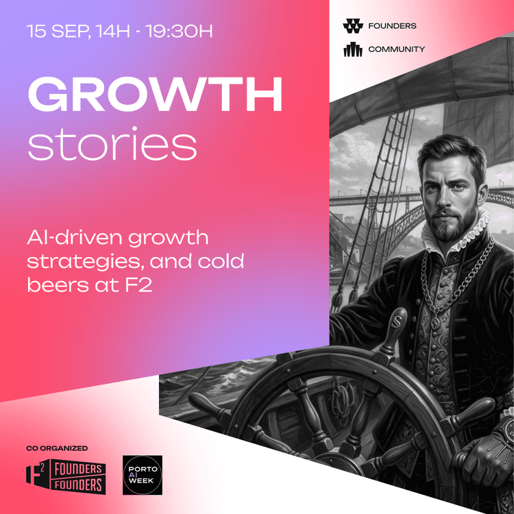 Cartaz de Growth stories em Founders Founders