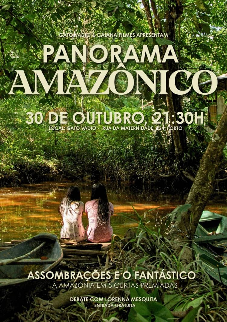 Cartaz de Panorama Amazónico — Assombrações e o Fantástico em Livraria Gato Vadio