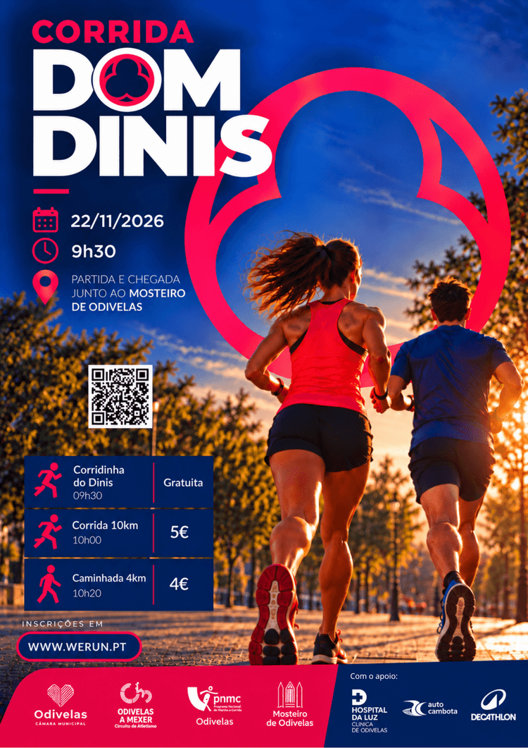 Cartaz de Caminhada Dom Dinis — 4 km em Mosteiro de Odivelas
