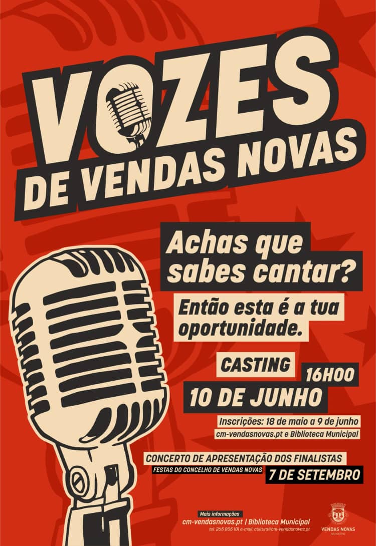 Cartaz de Concerto Vozes de Vendas Novas