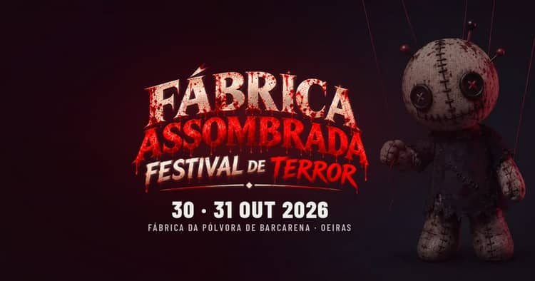 Cartaz de Festival de Terror em Fábrica da Pólvora de Barcarena